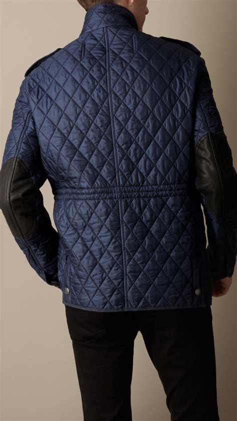 burberry blue quilted jackets|quilted burberry jacket outlet store.